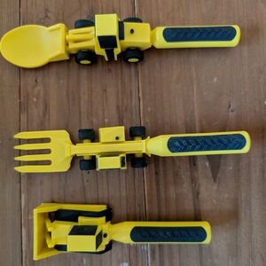Construction Vehicle Utensil Set - Constructive Eating
